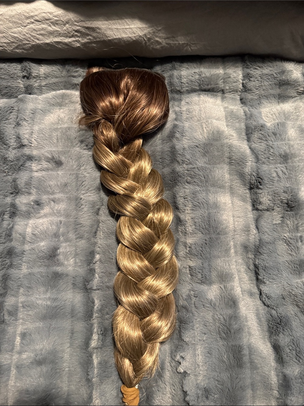 Blonde Braided Hairpiece Extension - Natural Shine